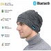 Wireless Bluetooth Beanie,Unisex Outdoor Sport Knit Hat with Stereo Speakers &amp; Microphone